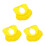 3Pièces Casquette Bain Protection Oreilles Douce Silicone 8
