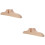 2Pièces Accessoires De Support En Bois Khaki Pour Diviseur D'espace 6