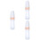 3Pièces Tétine Bébé Silicone Rose Avec Doseuse Sécurisée 6