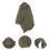 1Set Olivgrüner Mittelalterlicher Umhang Mit Metall-Brosche 8