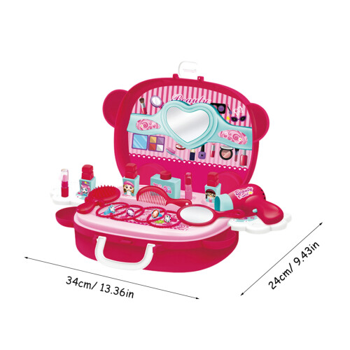 2 Boîtes Ensemble Cosmétiques Enfants Filles Rosé 1
