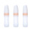 3Pièces Tétine Bébé Silicone Rose Avec Doseuse Sécurisée 4