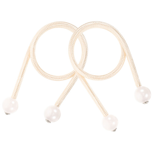 10Pièces Fixations De Rideaux En Polyester Beige Pour Usage 1