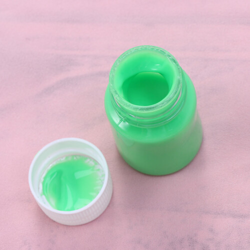 Bouteille De Peinture Fluorescente Brillante 20 G (Vert) 2