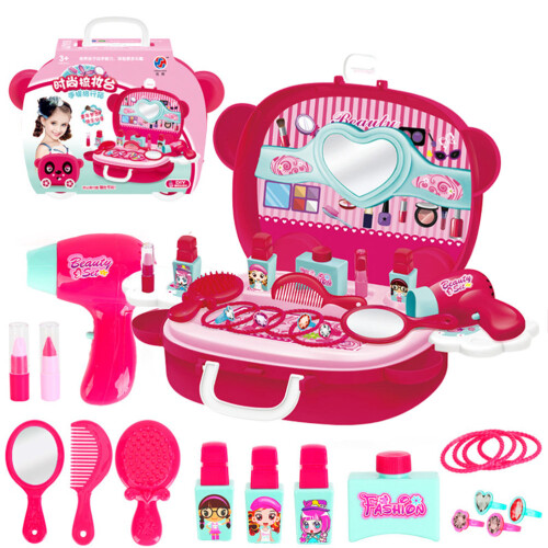 2 Boîtes Ensemble Cosmétiques Enfants Filles Rosé 2