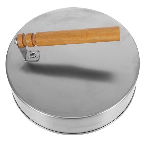 Dôme Rond En Acier Inoxydable En Bois Pour Fromage