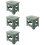 4Pièces Tabourets Pliables Avec Usage Maison 7