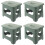 4Pièces Tabourets Pliables Avec Usage Maison 5