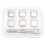 2Ensembles Cubes Glace Réutilisables Acier Inoxydable Argent Boissons 10