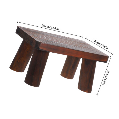 Escabeau En Bois Rustique Pour Intérieure 1