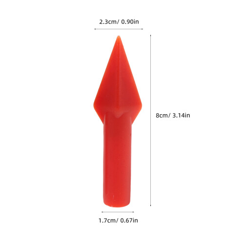10Pièces Pointes De Flèches Silicone Pour Tir Extérieur 2