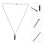 2Ensembles Urne Crémation Noir Acier Inoxydable Hommes 9