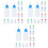 75Pièces Mini Bouteilles Colle Applicateur Pointe Fine 5