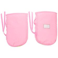 1Paire Gants De Guidon Moto Rose En Oxford Résistants Au Froid