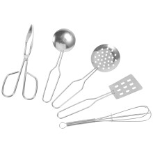 5Sets Kinder Keuken Tools Mini, Metalen Keukenspeelset Voor Rollenspel