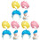 9Pièces -Chefs Lavage Enfants Casquette Douche Ajustable 2