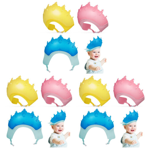 9Pièces -Chefs Lavage Enfants Casquette Douche Ajustable 1