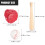 4Ensembles Ensemble Baseball Accessoires Cuir Bois Rouge 10