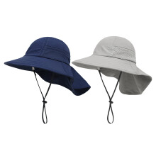2Pièces Chapeaux Enfants Été Coton Respirant Lanière
