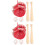 4Ensembles Ensemble Baseball Accessoires Cuir Bois Rouge 7