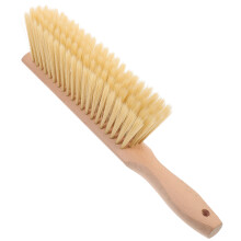5Pcs Beige Wood Hand Brush Portable Dusting Brush for Home Car Office