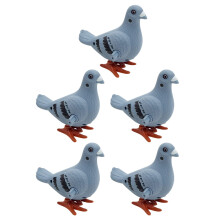10Pièces Jouets Pigeons À Remontoir En Plastique Colorés Pour Enfants