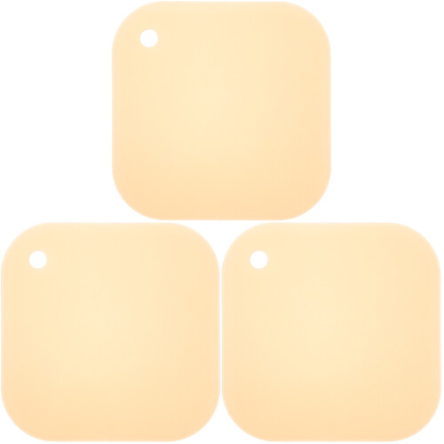 3Pcs Orange PP Cutting Boards for Meat Fruit Cutting 2