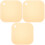 3Pcs Orange PP Cutting Boards for Meat Fruit Cutting 4