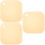3Pcs Orange PP Cutting Boards for Meat Fruit Cutting 8