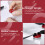 4Pièces Protection Drone Accessoires Rouge En Aluminium 7