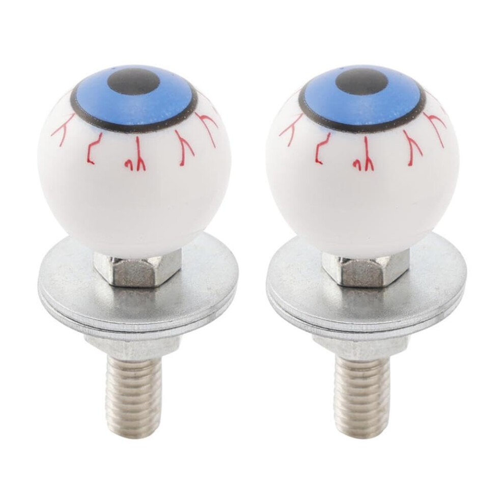 Motorcycle License Plate Bolts And Nuts Set, Weatherproof Plastic Screws For Secure Mounting 9070919818622