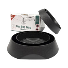 4 Pack Reusable Bed Bug Trap and Detector for Bed Posts and Furniture Legs, Chemical Early Detection Design