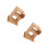 2Pcs Bamboo Storage Block Light Brown Kitchen Rack 9