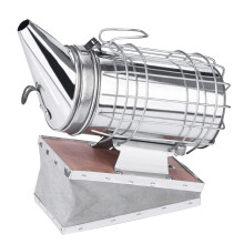 Bee Smoker for Beekeeping Equipment, Durable Iron Build Calms Bees Quickly and Reduces Sting Risk