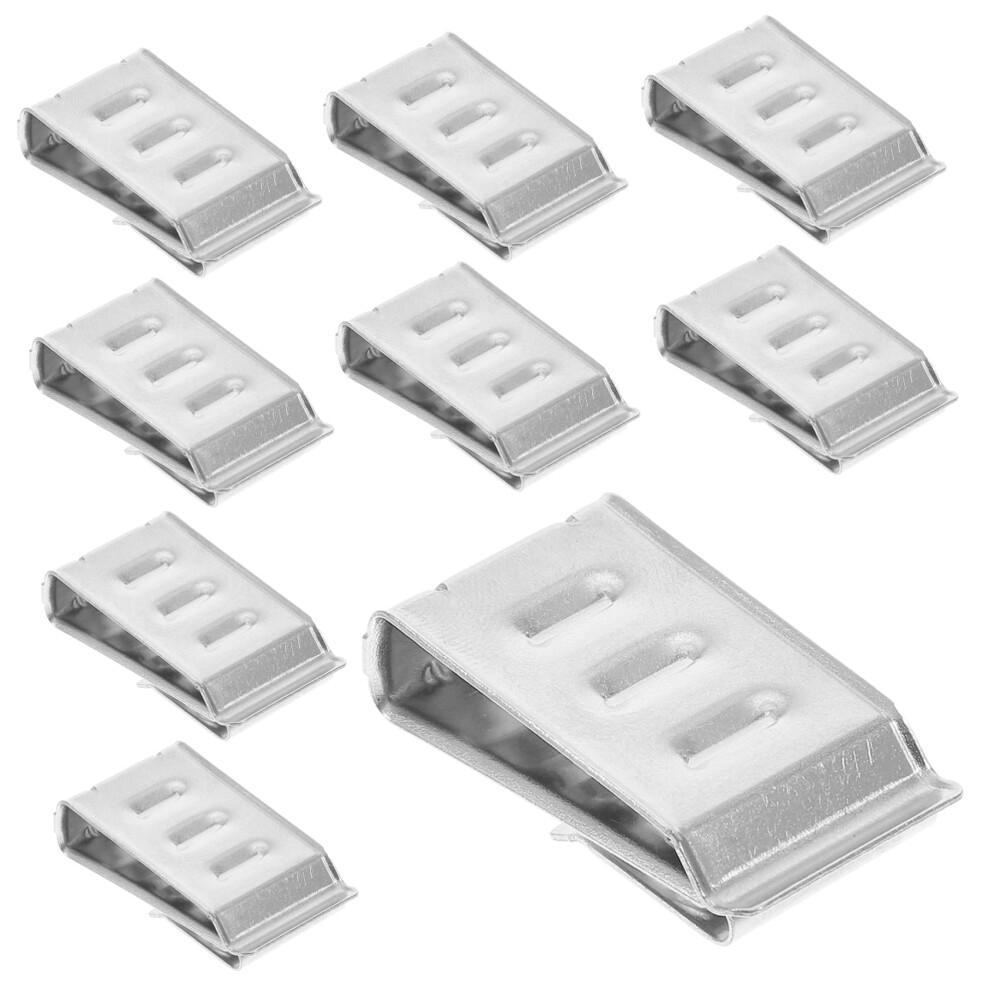 20Pcs Galvanized Solar Wire Harness Clips, Quick Release Cable Management Clips For Neat Routing 9099447402776