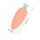6 Pièces Stylos Mini Carotte Eau Couleurs Pastel 2