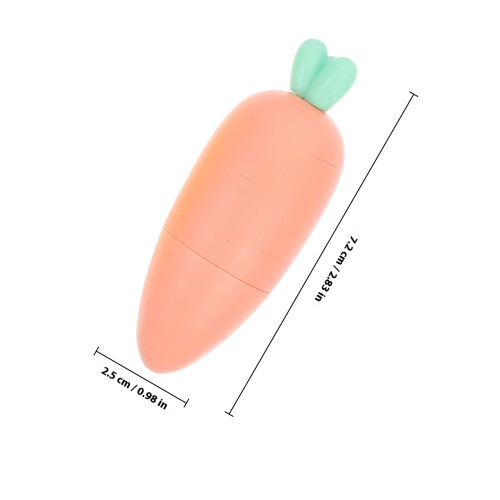 6 Pièces Stylos Mini Carotte Eau Couleurs Pastel 1