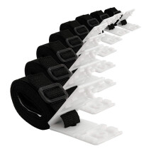 Pool Cover Reel Attachment with Durable Solar Blanket Straps for InGround Pools