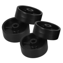 Patio Heater Replacement Wheels 97mm Swivel Caster Kit Universal for Outdoor Gas Heaters
