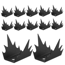 Security Fence Spikes Metal Anti Climb Wall Spikes for Garden and Coyote Deterrent