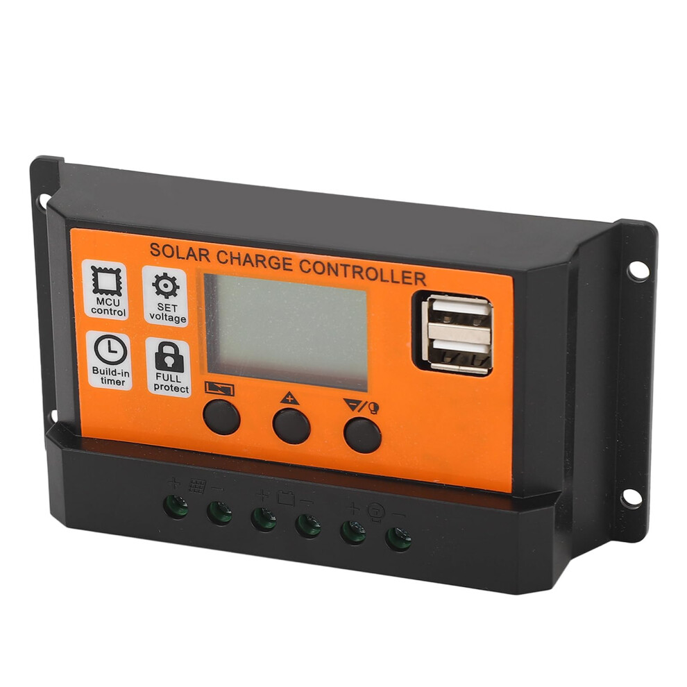Mppt Solar Charge Controller 30A 12V 24V With Lcd Display, Efficient 3ÂStage Charging And Smart Battery Protection For Rv Boat Off Grid 9099447404060
