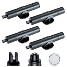 Car Safety Hammer 4 Pack Tungsten Steel Emergency Window Breaker with Concealed Seatbelt Cutter