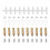 10 Pack Durable Copper Rabbit Water Feeder Nipple Drinker for Bunnies Poultry Consistent Flow 1