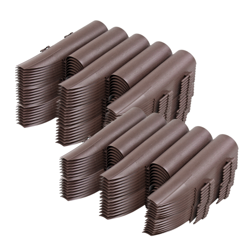 KCT (5 Pack) KCT Brown Palisade Wood Effect Garden Border Edging