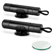 Tungsten Steel Car Window Breaker 2in1 Emergency Escape Tool for Vehicles Black x2