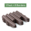 KCT (4 Pack) KCT Brown Palisade Wood Effect Garden Border Edging 3
