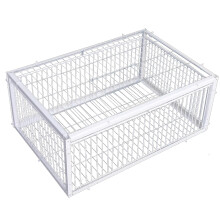 Pigeon Trap Cage with Skylight, Four OneWay Entrances Durable Iron Bird Trap for Farms 16x12x10 Inch