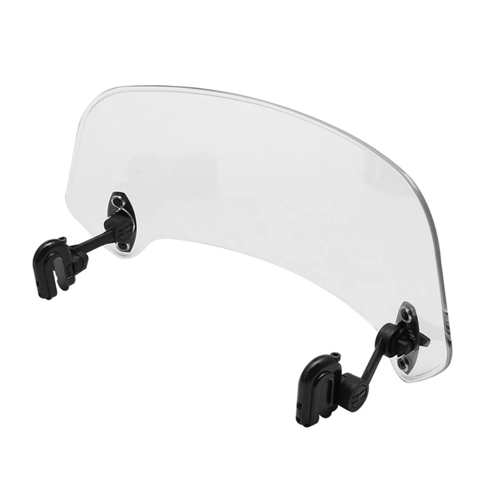 Motorcycle Windshield Extension With Adjustable Clampon Spoiler For Wind Noise Reduction And Comfort 9070919820502