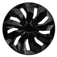 15 Inch Black Car Wheel Covers Hubcaps, Stylish Exterior Upgrade, Easy Snap Installation, Durable