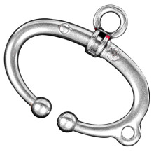 Decorative Cattle Nose Ring for Shows, Durable Metal Livestock Nose Ring Accessory for Cows